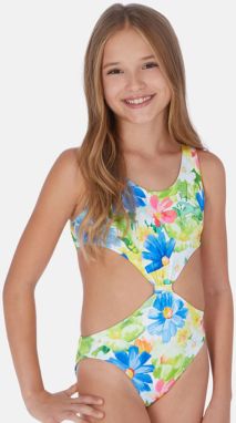 Dievčenské jednodielne plavky Tropical