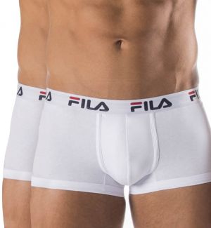 2 PACK bielych boxeriek var.I FILA