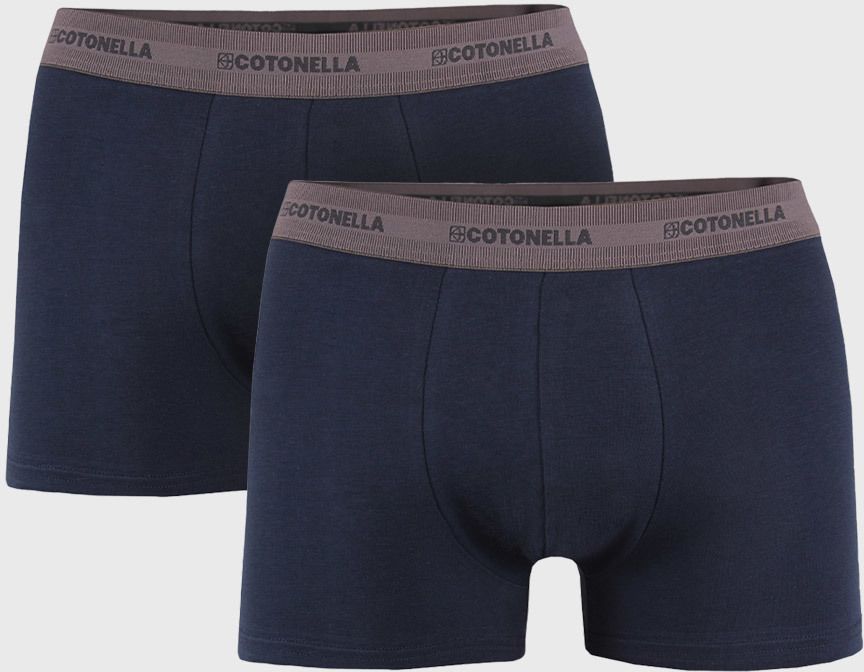 2 PACK sivo-modrých boxeriek Uomo Comfort
