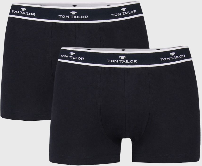 2 PACK tmavomodrých boxeriek Tom Tailor Twin