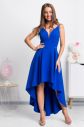 Modré asymetrické šaty galéria
