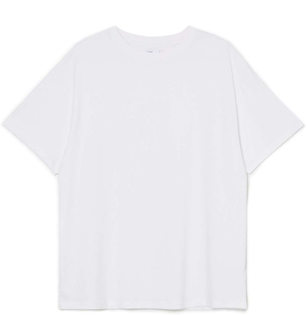 Cropp - Oversize tričko - Biela