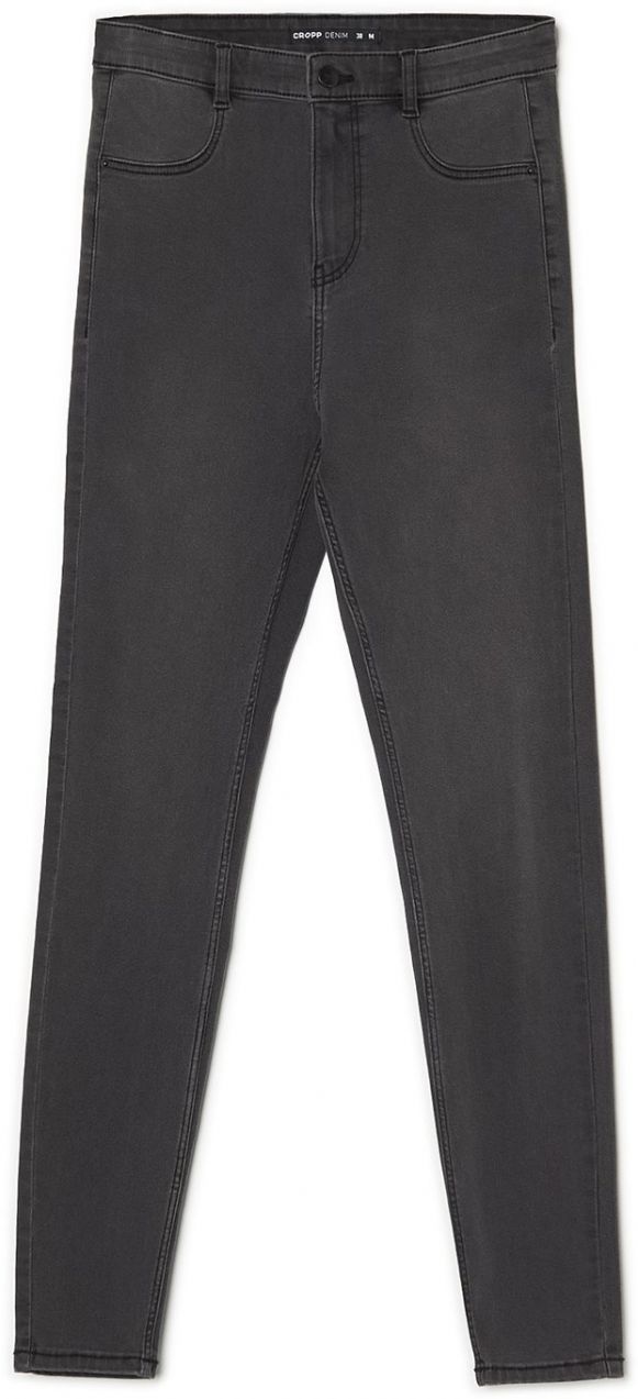 Cropp - Džínsy skinny - Šedá