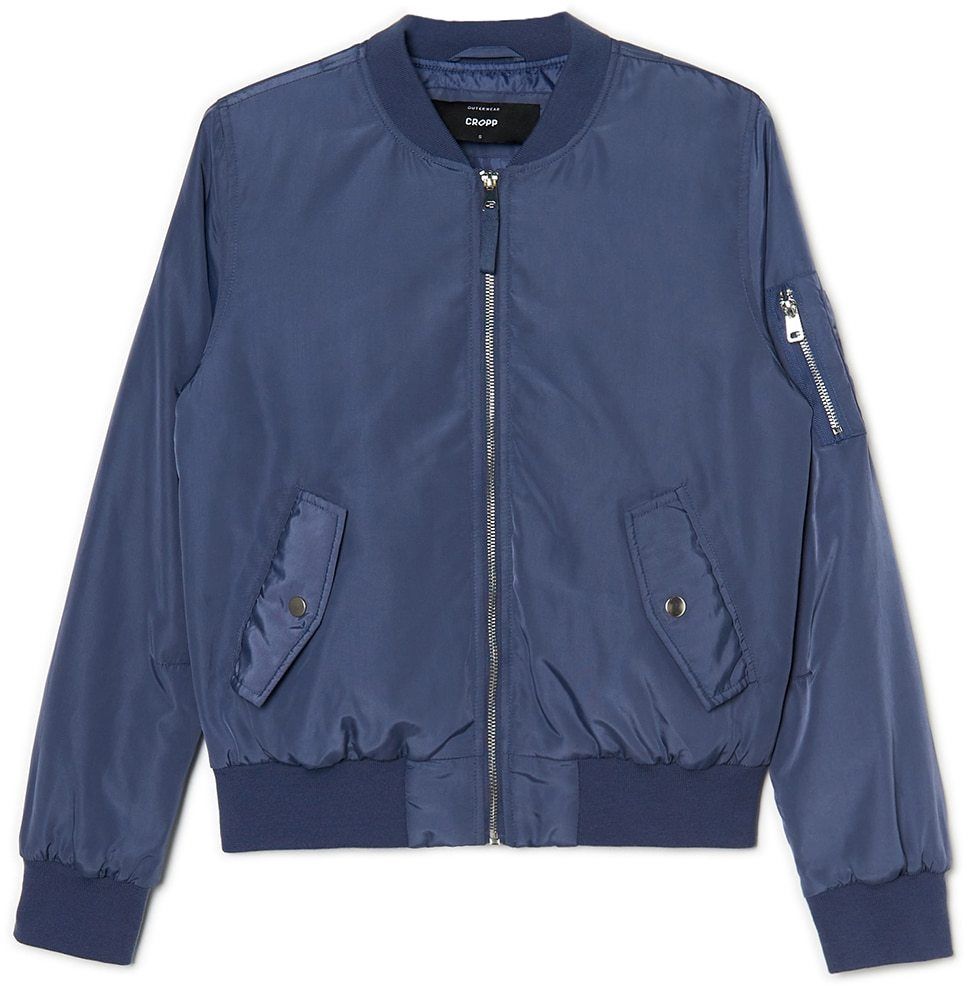 Cropp - Bunda bomber - Tmavomodrá