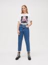 Cropp - Tričko Billie Eilish - Biela galéria