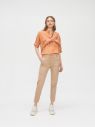 Cropp - Cargo joggery s retiazkou - Khaki galéria