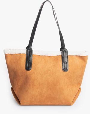 GATE Kabelka shopper z imitácie semišu dámska