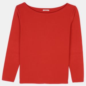 GATE Elastický top s lodičkovým výstrihom plus size