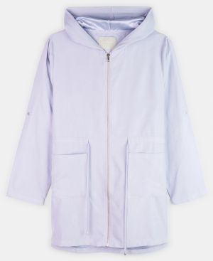GATE Ľahká parka s kapucňou plus size