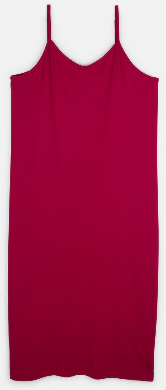 GATE Dlhé rovné šaty plus size dámske