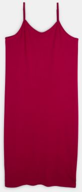 GATE Dlhé rovné šaty plus size dámske