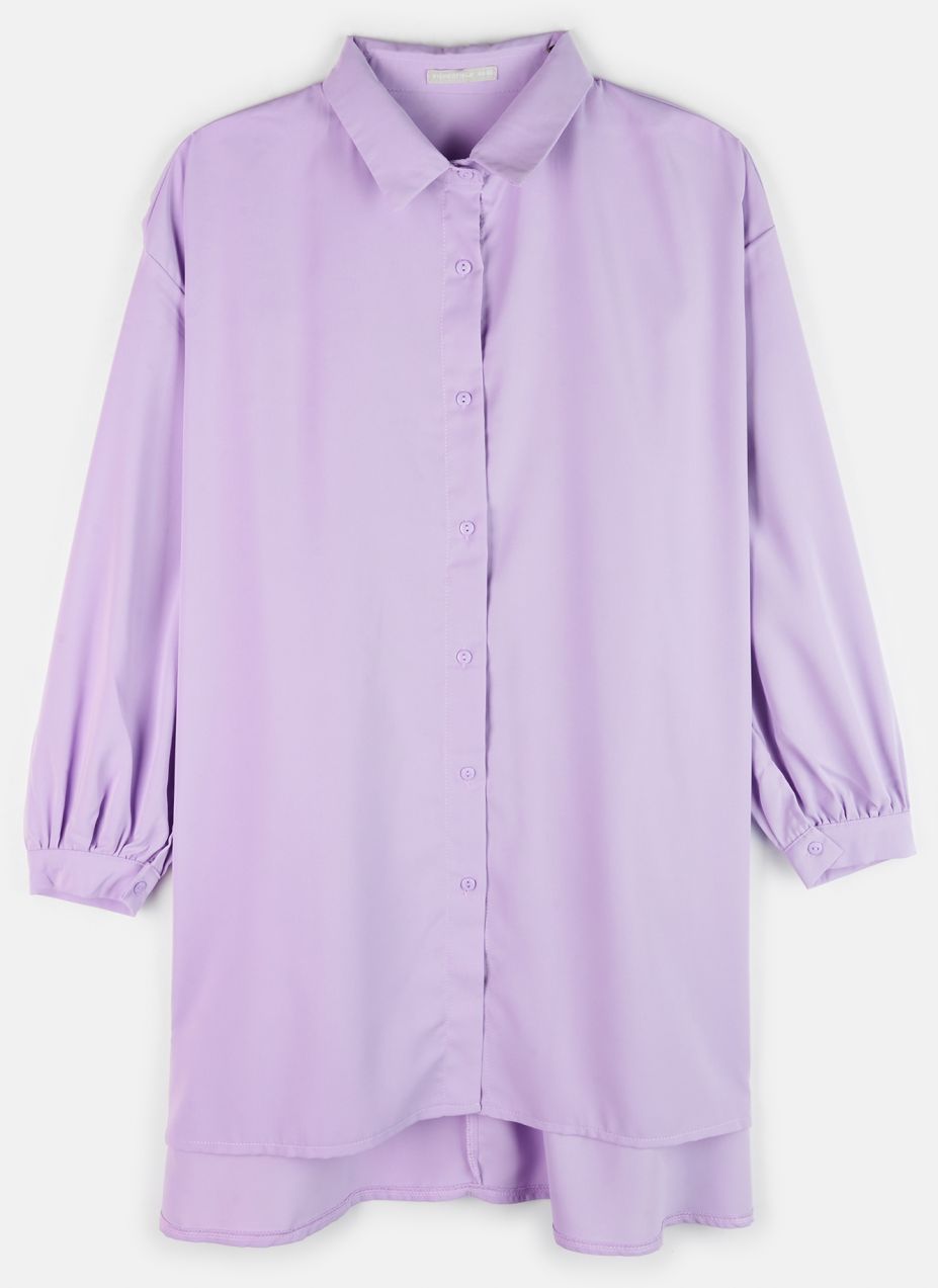 GATE Predĺžená blúzka s dlhým rukávom plus size