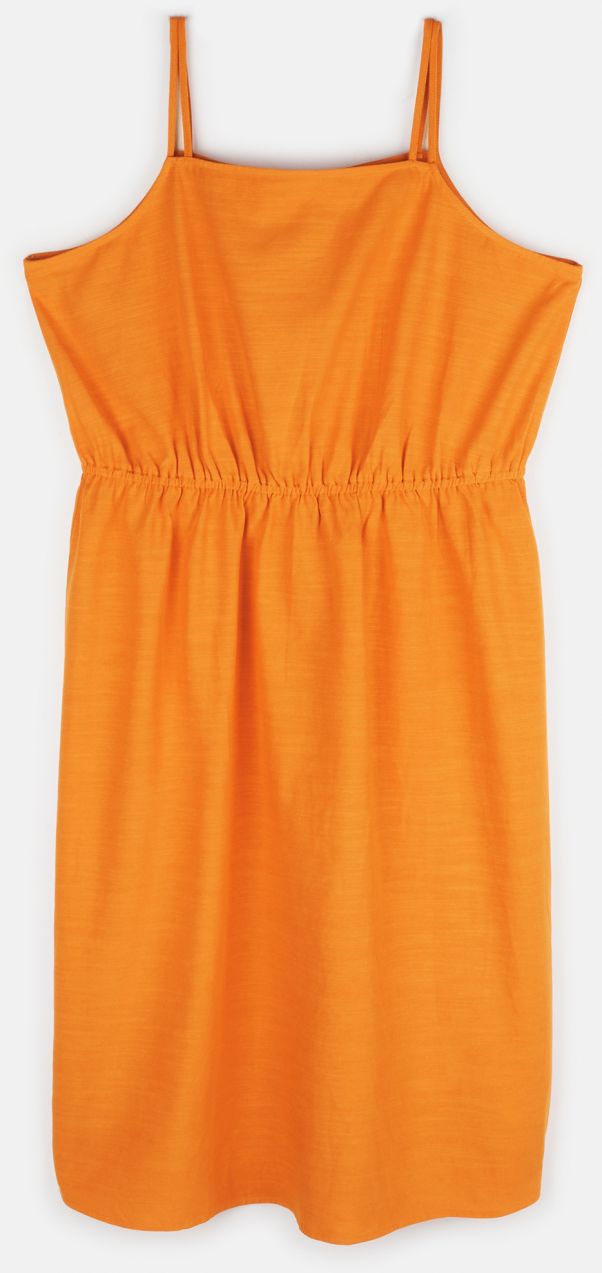 GATE Šaty z bavlnenej zmesi na ramienka plus size dámske