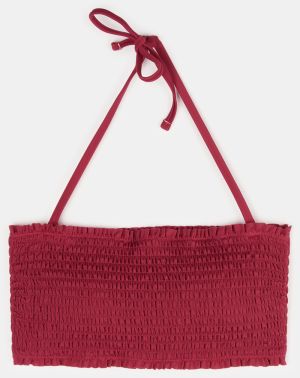 GATE Bikinový top s riasením