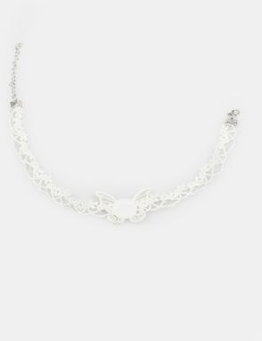 GATE Čipkovaný choker