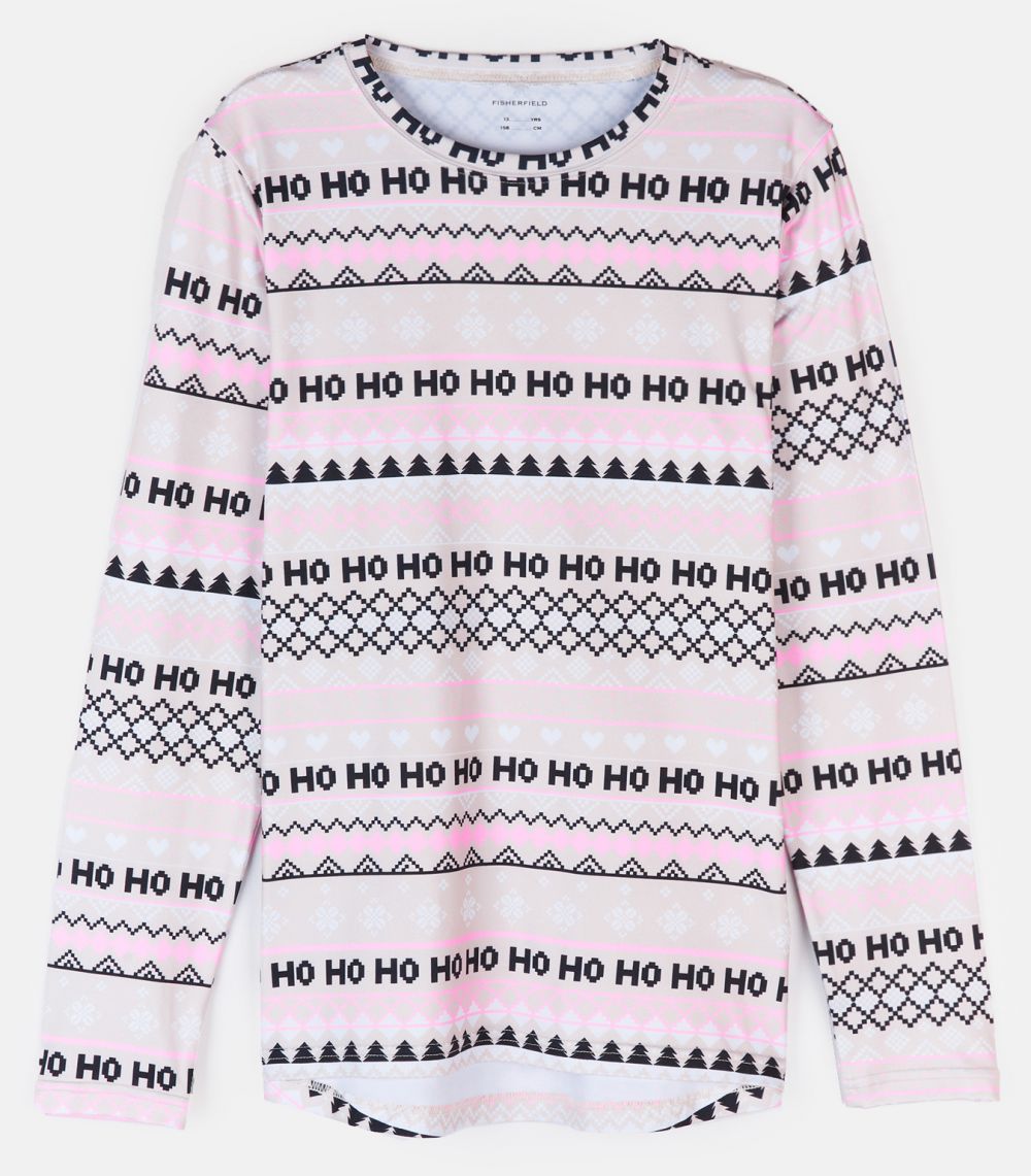 GATE Mäkké tričko s vianočnou potlačou