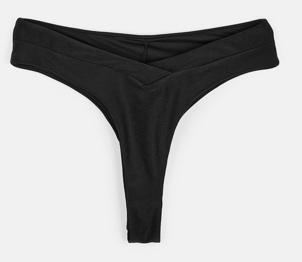 GATE Bikinové nohavičky s véčkovým pásom
