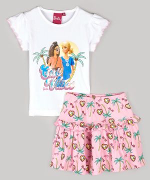 GATE Súprava tričko a sukňa Barbie