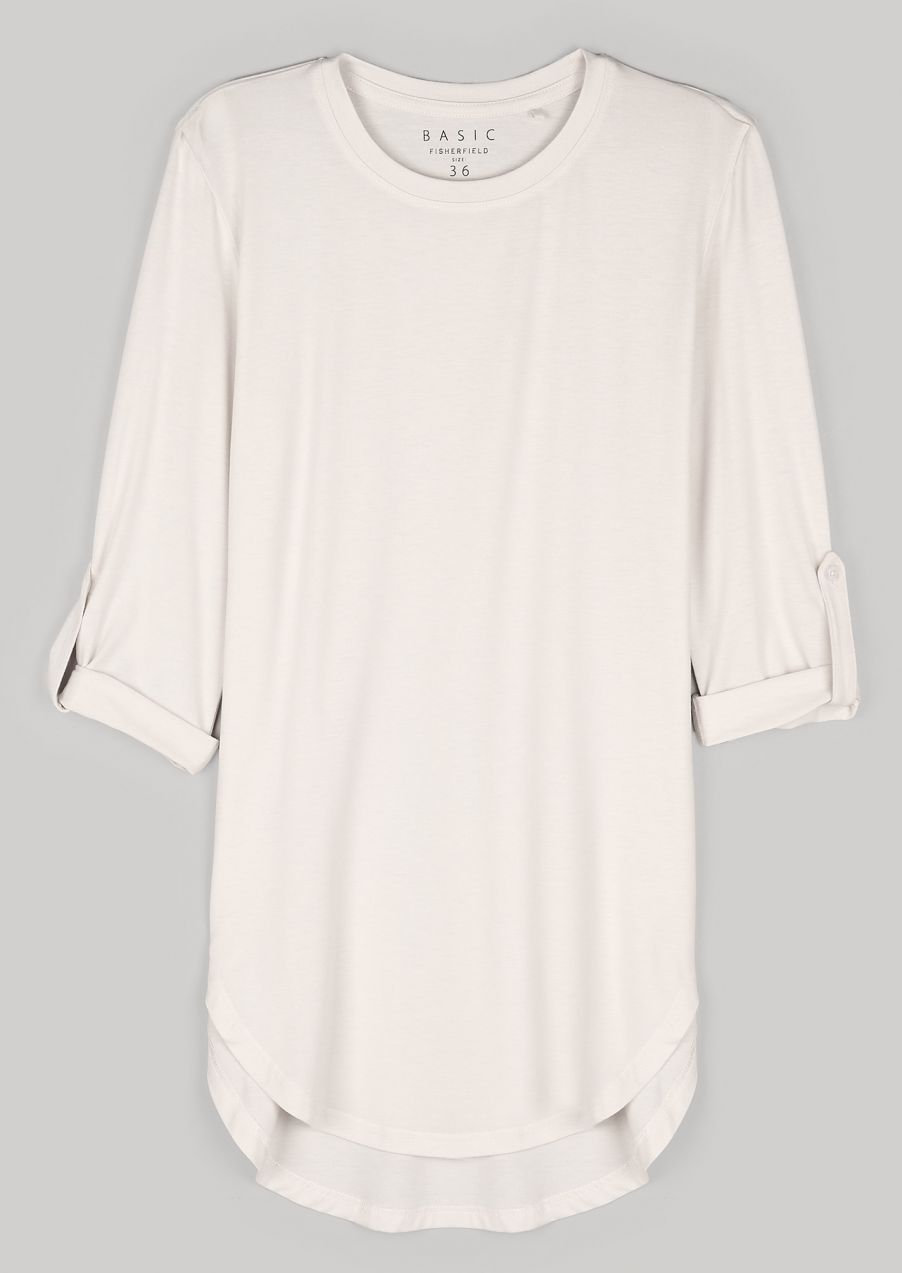 GATE Predĺžené tričko s 3/4 rukávom