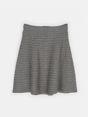 GATE Pletená mini sukňa