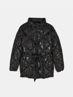 GATE Prešívaná zimná bunda s opaskom