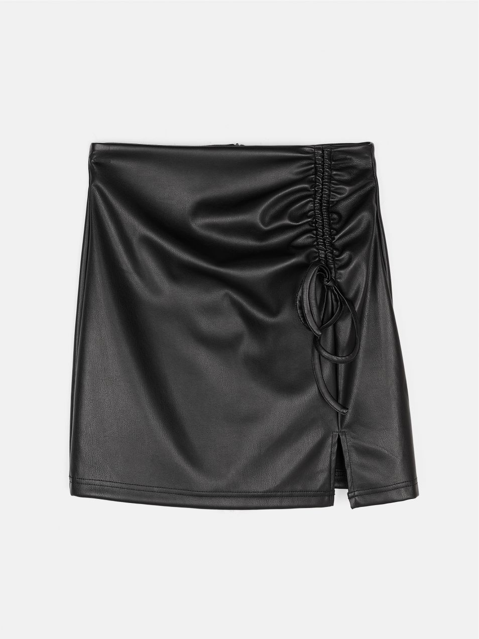 GATE Mini sukňa z imitácie kože