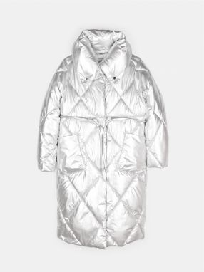 GATE Predĺžená metalická bunda