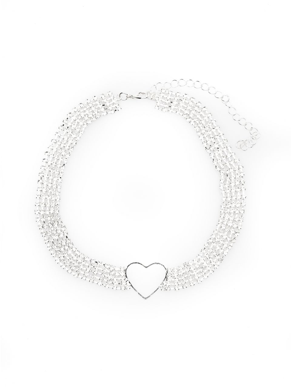 GATE Náhrdelník choker s ozdobnými kamienkami