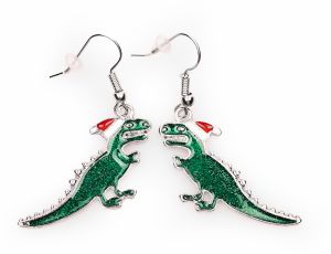 GATE Náušnice v tvare dinosaura