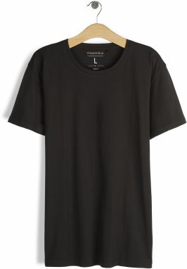 GATE Základné bavlnené tričko slim fit