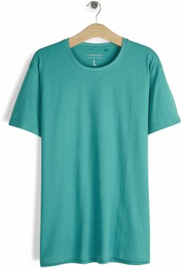 GATE Základné bavlnené tričko slim fit