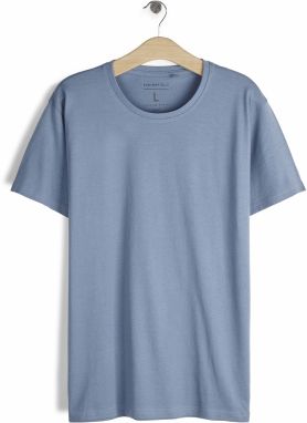 GATE Základné bavlnené tričko slim fit