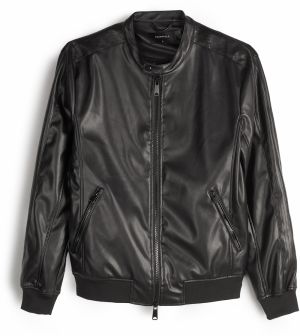 GATE Koženková bomber bunda