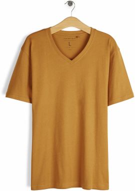 GATE Základné bavlnené tričko slim fit