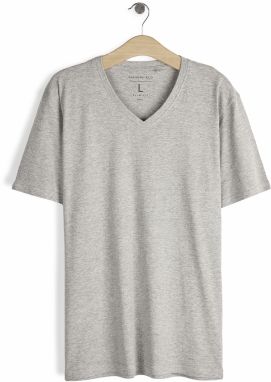 GATE Základné bavlnené tričko slim fit