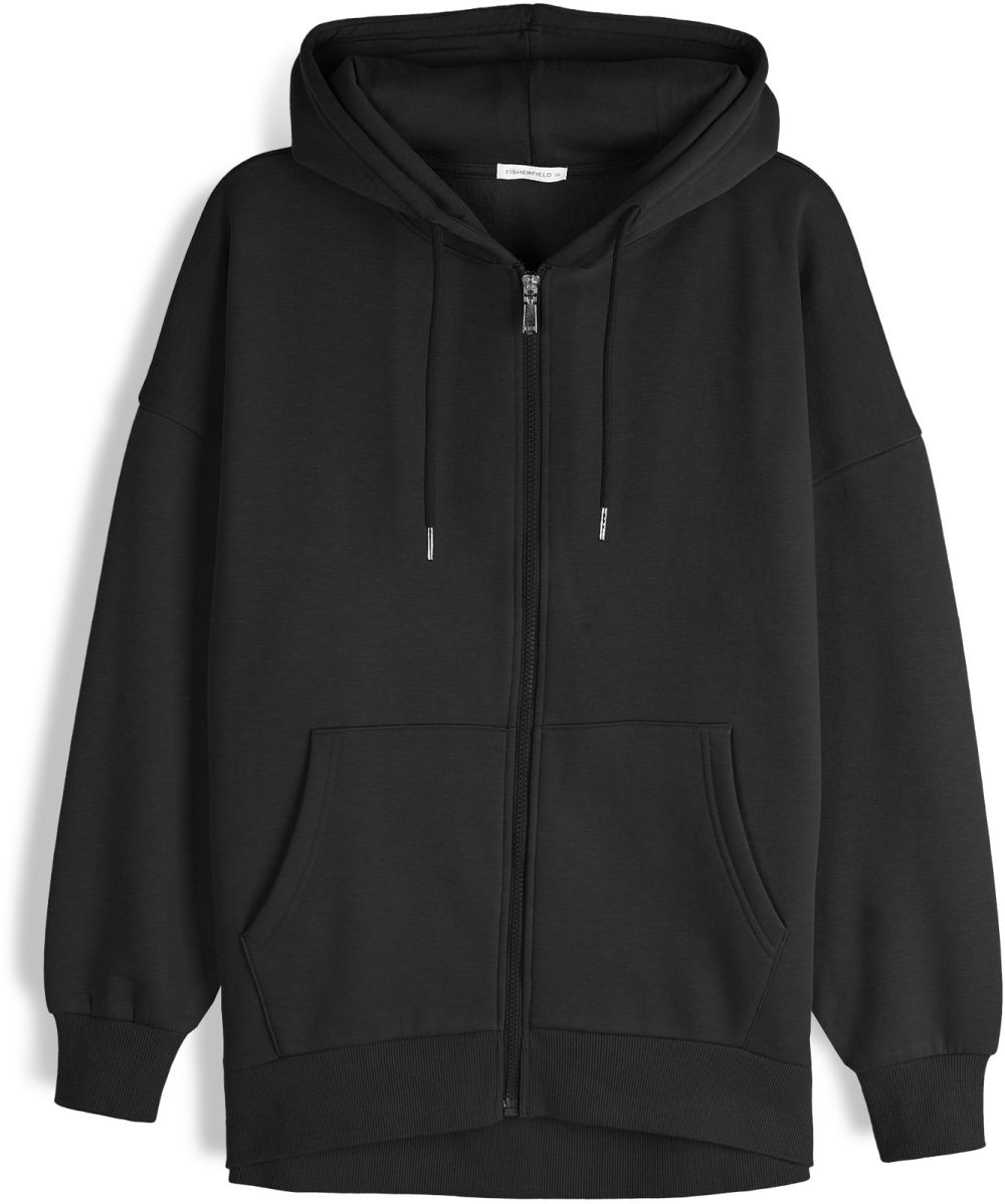 GATE Oversize mikina na zips s kapucňou