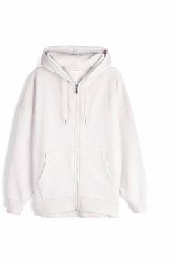 GATE Oversize mikina na zips s kapucňou