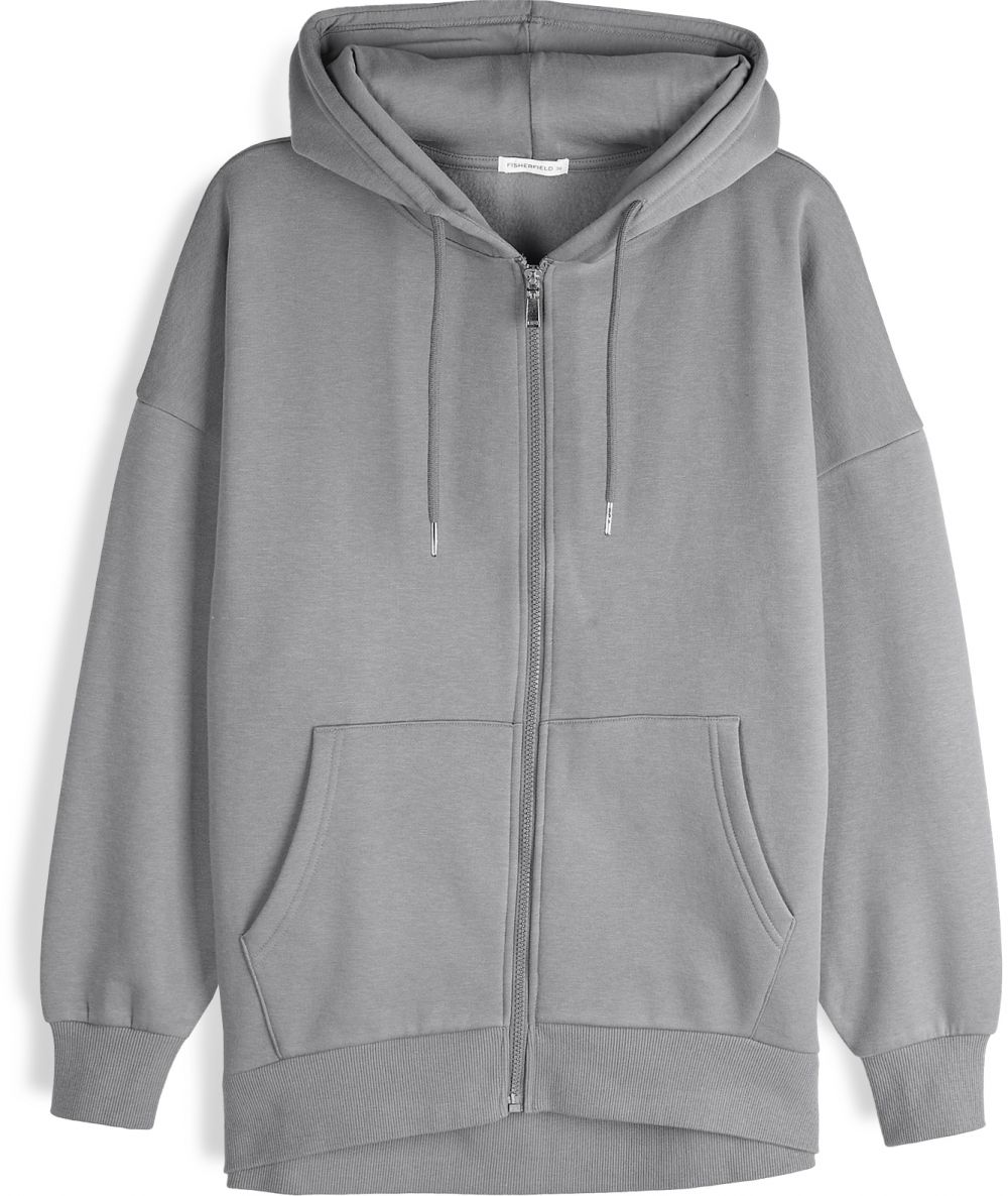 GATE Oversize mikina na zips s kapucňou