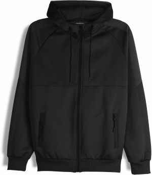 GATE Panelová mikina na zips s kapucňou