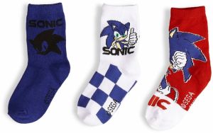 GATE Balenie 3 párov ponožiek Sonic