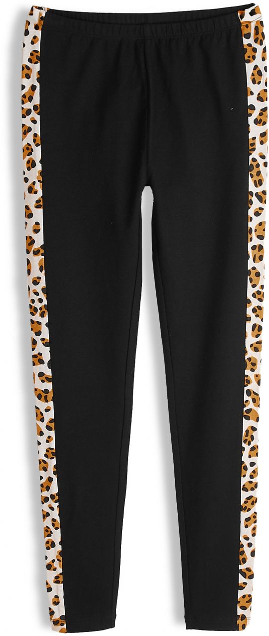 GATE Bavlnené legíny s leopardím vzorom