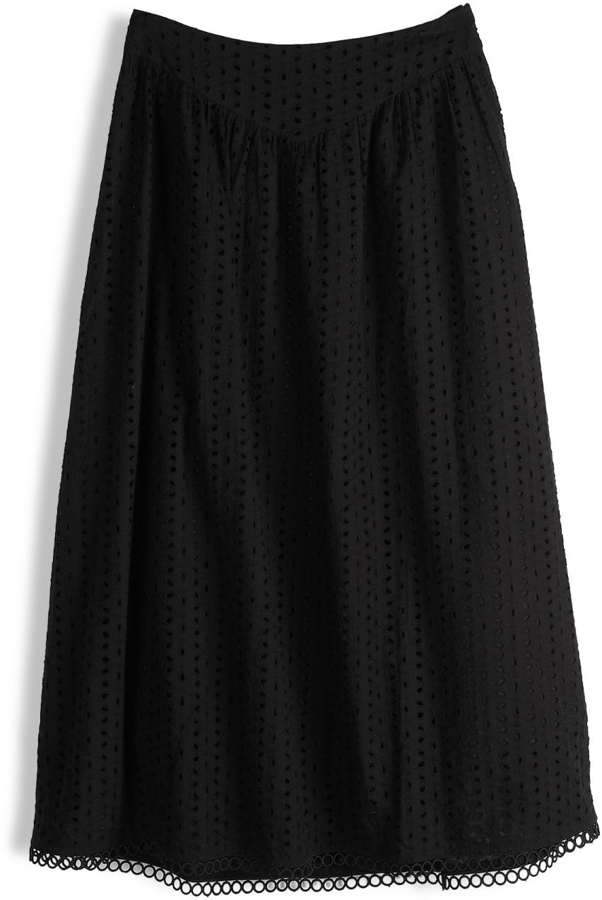 GATE Maxi sukňa z madeiry