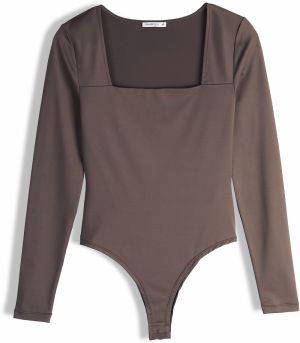 GATE Hladké body s hranatým výstrihom