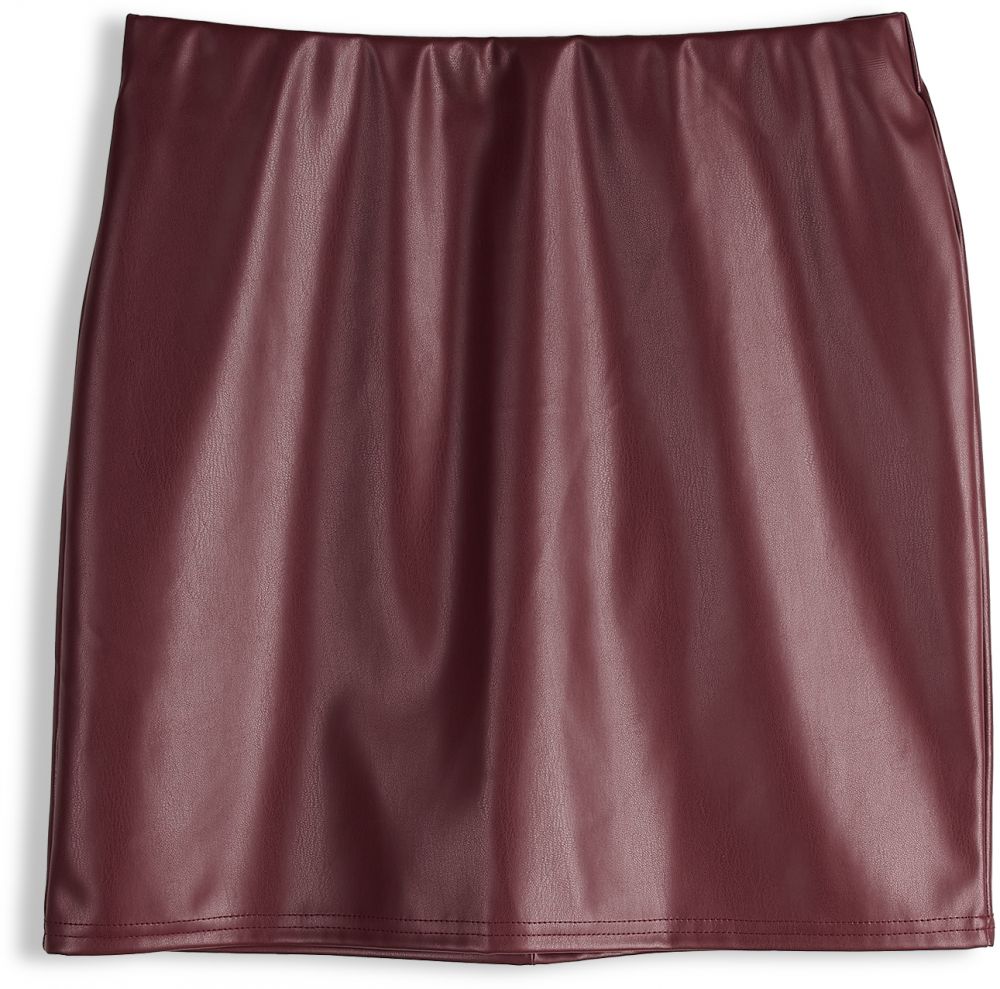 GATE Mini sukňa z imitácie kože