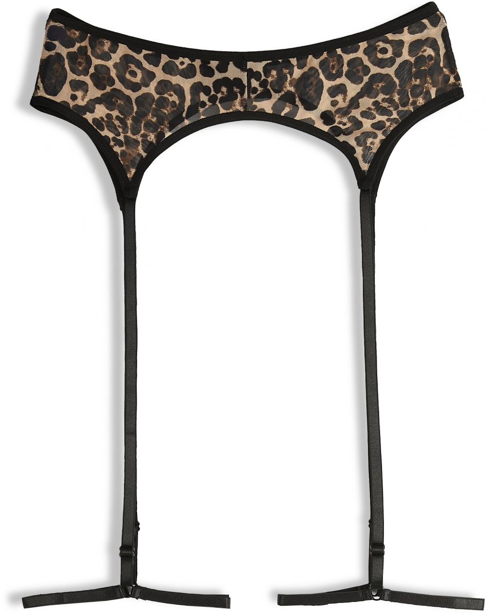 GATE Podväzky s leopardím vzorom