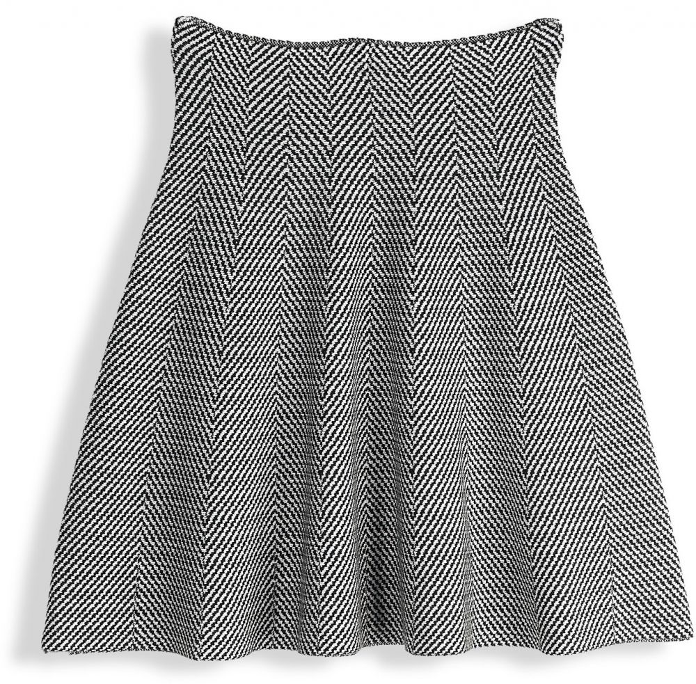 GATE Pletená mini sukňa
