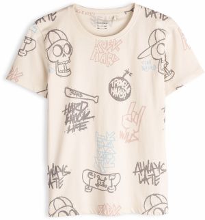 GATE Bavlnené tričko s potlačou