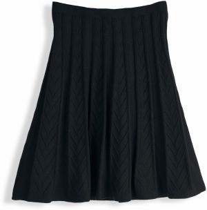 GATE Pletená mini sukňa