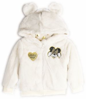 GATE Bunda z imitácie kožušiny Minnie Mouse