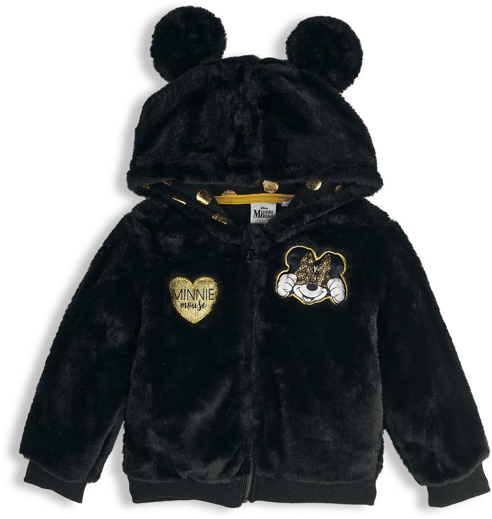 GATE Bunda z imitácie kožušiny Minnie Mouse